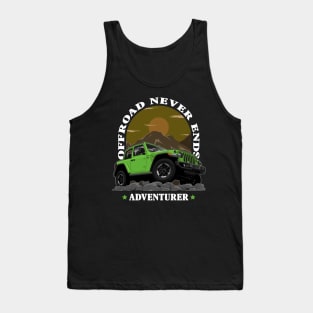 Offroad Never Ends Tank Top